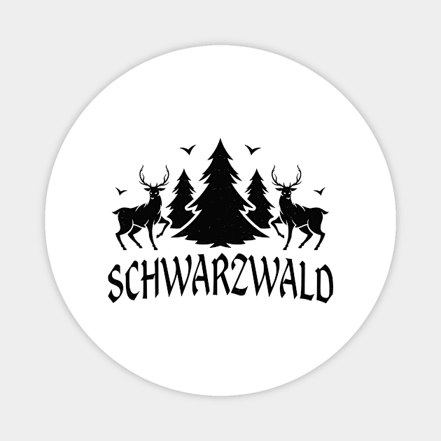 Swabia Black Forest Home Germany Magnet by Foxxy Merch